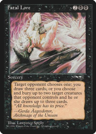 Fatal Lore ALL-48 Alliances Magic card