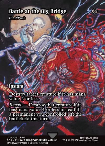 Fatal Push FCA-9 Final Fantasy: Through the Ages Magic card