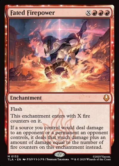 Fated Firepower TLA-132 Avatar: The Last Airbender Magic card