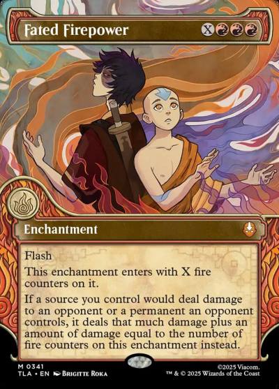 Fated Firepower TLA-341 Avatar: The Last Airbender Magic card