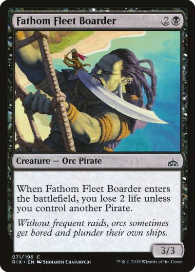 Fathom Fleet Boarder 71 Rivals of Ixalan Magic card
