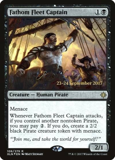 Fathom Fleet Captain PXLN-106S Ixalan Promos Magic card