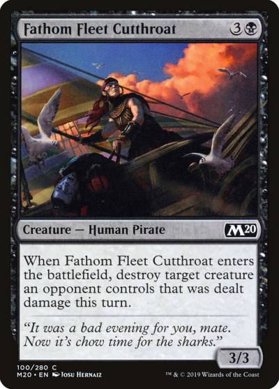 Fathom Fleet Cutthroat M20-100 Core Set 2020 Magic card