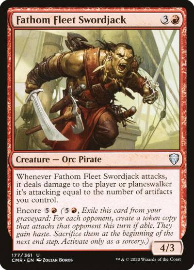Fathom Fleet Swordjack 177 Commander Legends Magic card