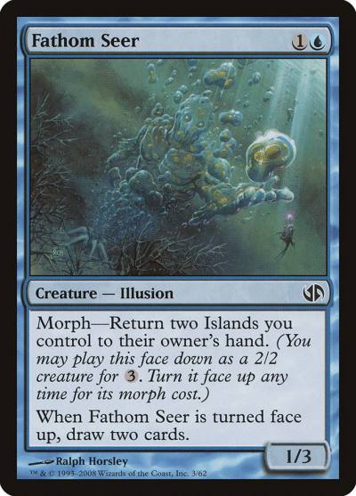 Fathom Seer DD2-3 Duel Decks: Jace vs. Chandra Magic card