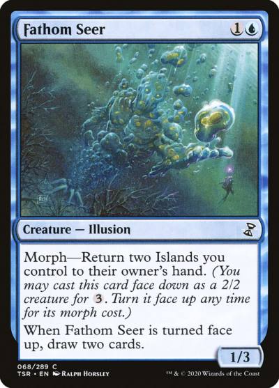 Fathom Seer TSR-68 Time Spiral Remastered Magic card