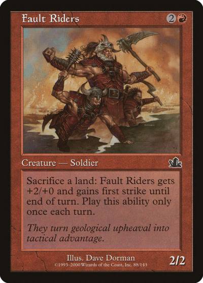 Fault Riders 88 Prophecy Magic card