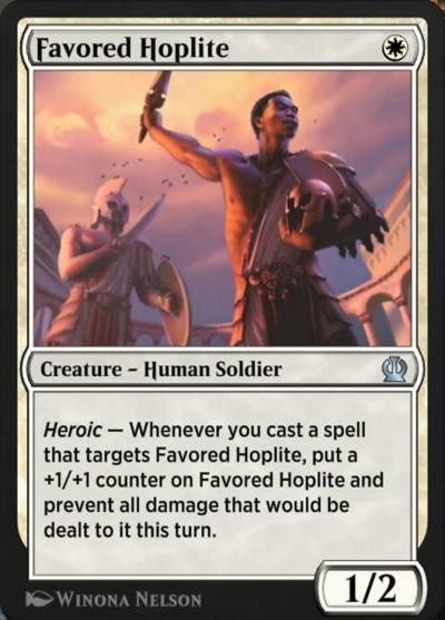 Favored Hoplite EA1-1 Explorer Anthology 1 Magic card