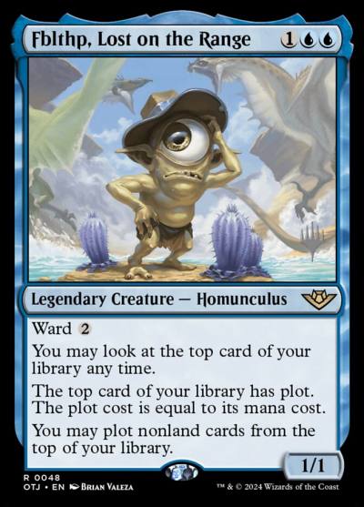 Fblthp, Lost on the Range POTJ-48P Outlaws of Thunder Junction Promos Magic card