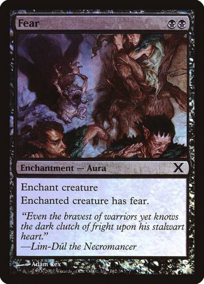 Fear 10E-142STAR Tenth Edition Magic card