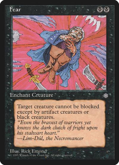Fear ICE-124 Ice Age Magic card
