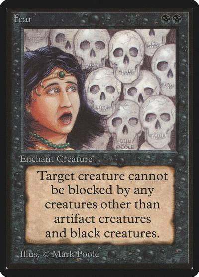 Fear LEB-109 Limited Edition Beta Magic card