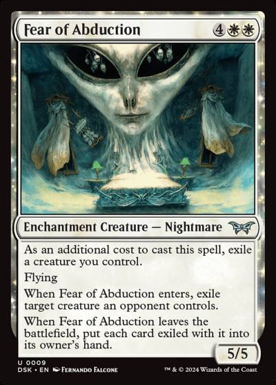 Fear of Abduction DSK-9 Duskmourn: House of Horror Magic card