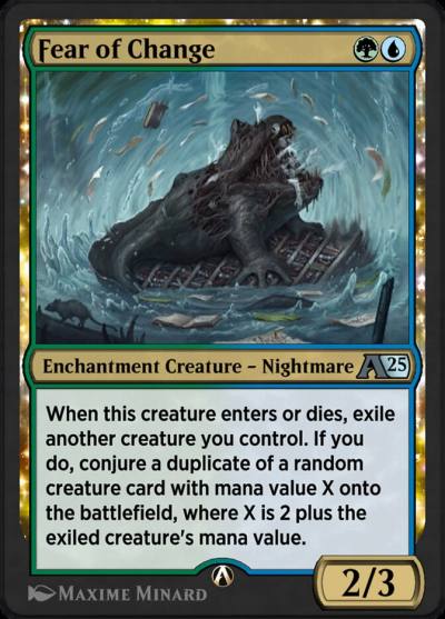 Fear of Change YDSK-21 Alchemy: Duskmourn Magic card