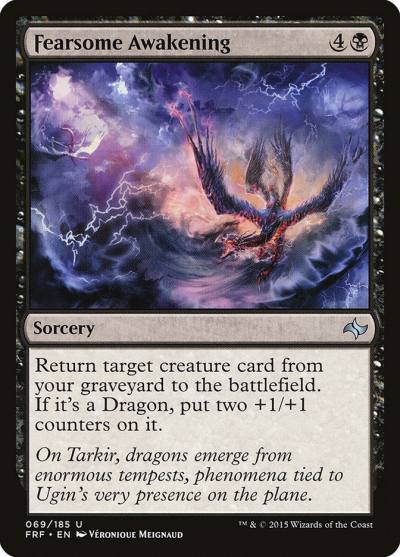Fearsome Awakening FRF-69 Fate Reforged Magic card