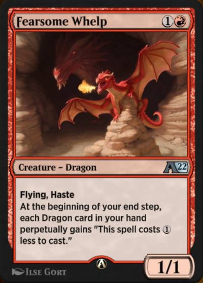 Fearsome Whelp YMID-40 Alchemy: Innistrad Magic card