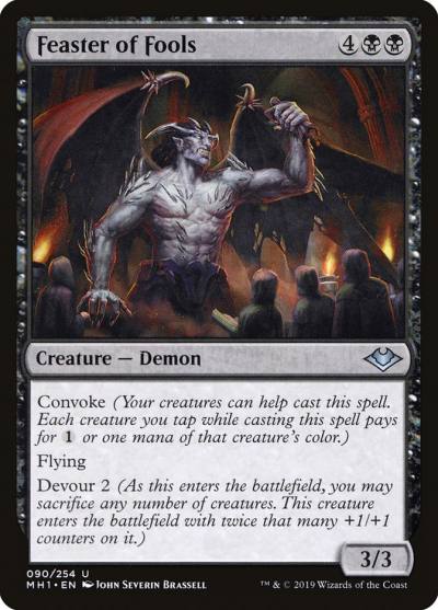 Feaster of Fools 90 Modern Horizons Magic card