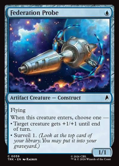 Federation Probe TRK-59 Star Trek Magic card