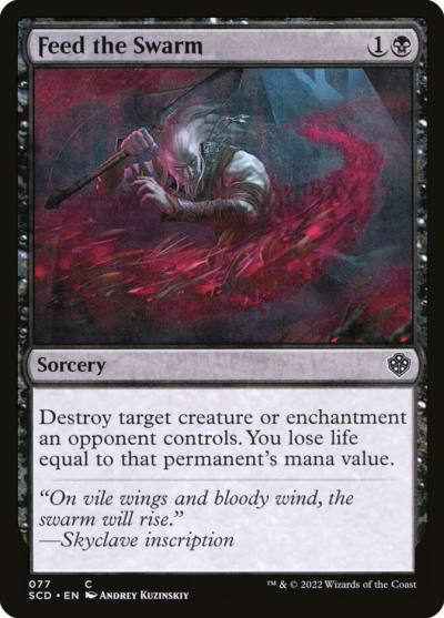 Feed the Swarm SCD-77 Starter Commander Decks Magic card