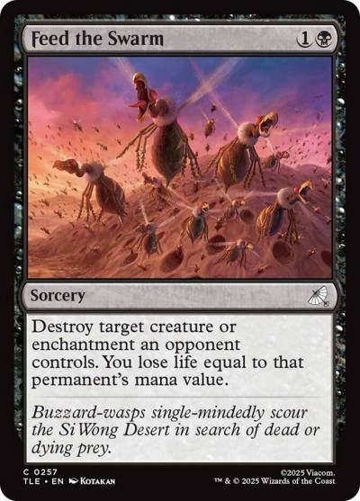 Feed the Swarm TLE-257 Avatar: The Last Airbender Eternal Magic card