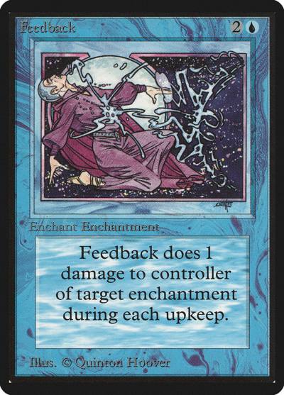 Feedback LEB-58 Limited Edition Beta Magic card