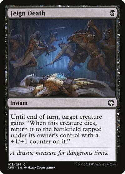 Feign Death AFR-103 Adventures in the Forgotten Realms Magic card