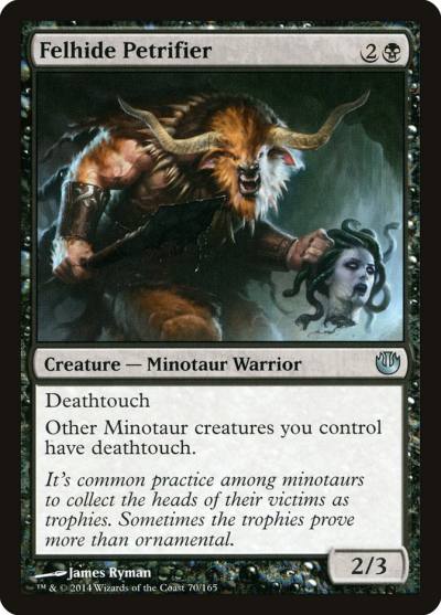 Felhide Petrifier 70 Journey into Nyx Magic card