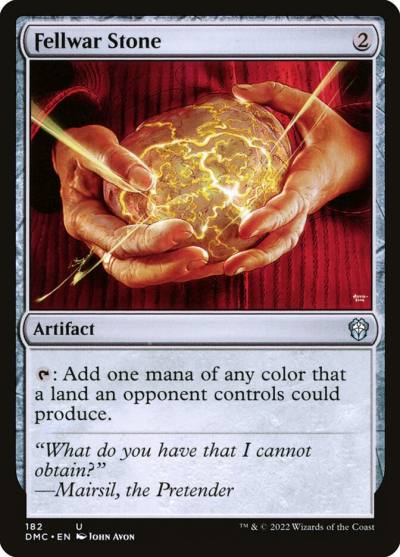 Fellwar Stone DMC-182 Dominaria United Commander Magic card