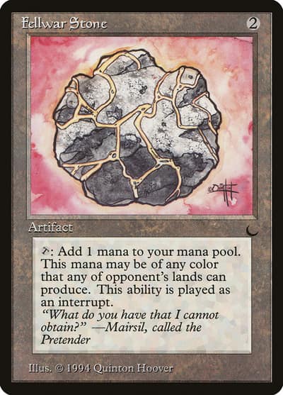 Fellwar Stone DRK-102 The Dark Magic card