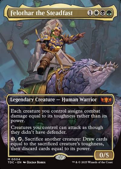 Felothar the Steadfast 4 Tarkir: Dragonstorm Commander Magic card