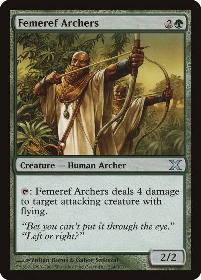 Femeref Archers 10E-264 Tenth Edition Magic card