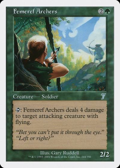 Femeref Archers 7ED-244 Seventh Edition Magic card