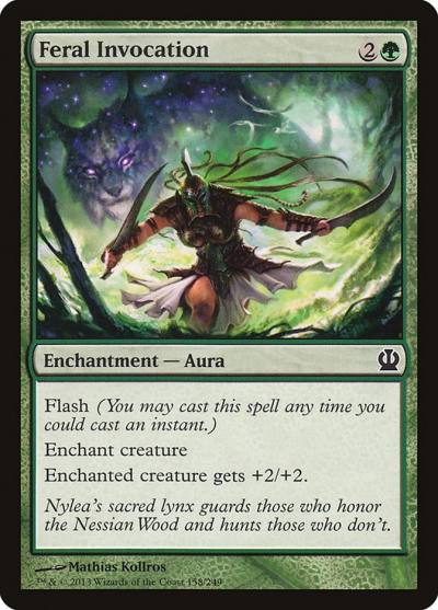 Feral Invocation THS-158 Theros Magic card
