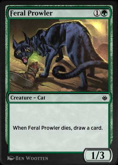 Feral Prowler AKR-191 Amonkhet Remastered Magic card