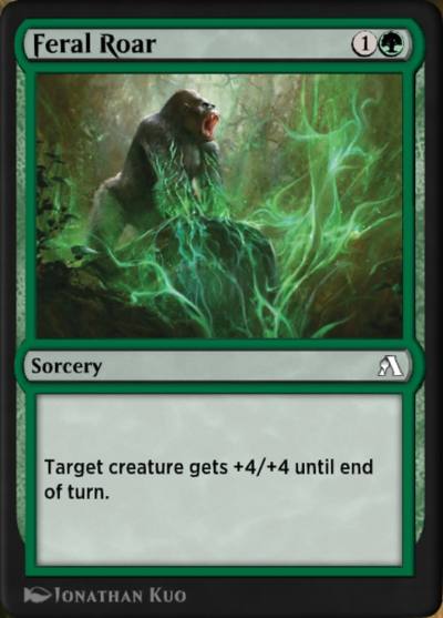 Feral Roar OANA-46 Arena New Player Experience Cards Magic card