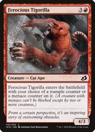 Ferocious Tigorilla IKO-115 Ikoria: Lair of Behemoths Magic card