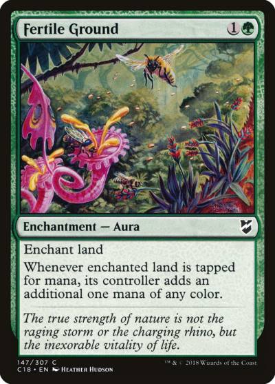 Fertile Ground C18-147 Commander 2018 Magic card