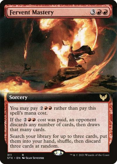 Fervent Mastery STX-311 Strixhaven: School of Mages Magic card