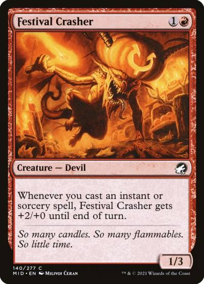 Festival Crasher MID-140 Innistrad: Midnight Hunt Magic card