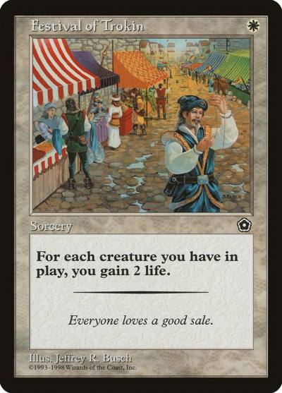 Festival of Trokin P02-16 Portal Second Age Magic card