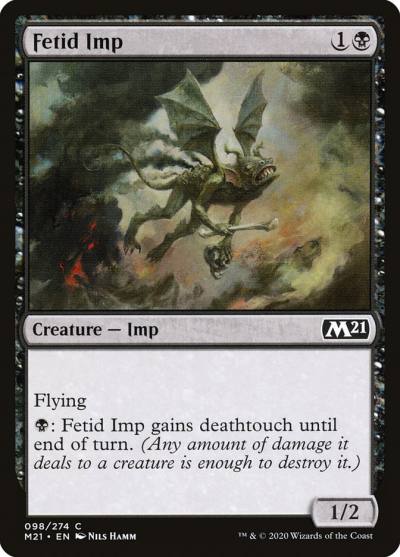 Fetid Imp M21-98 Core Set 2021 Magic card
