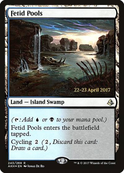 Fetid Pools PAKH-243S Amonkhet Promos Magic card