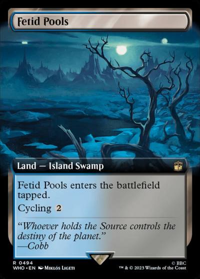 Fetid Pools WHO-494 Doctor Who Magic card