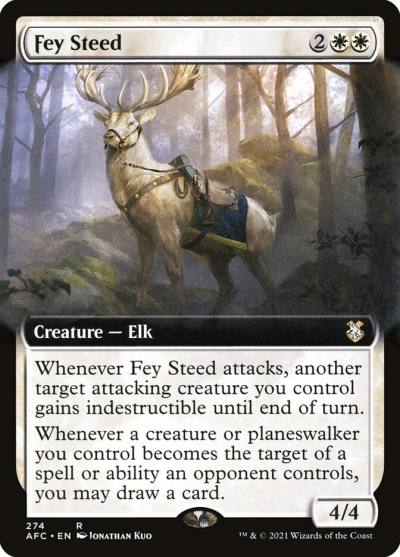 Fey Steed AFC-274 Forgotten Realms Commander Magic card