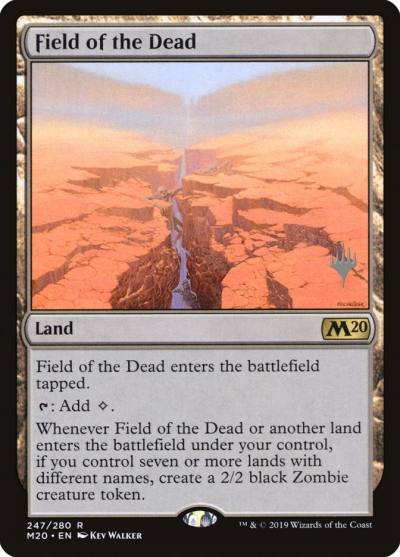 Field of the Dead PM20-247P Core Set 2020 Promos Magic card