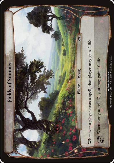 Fields of Summer OPCA-24 Planechase Anthology Planes Magic card