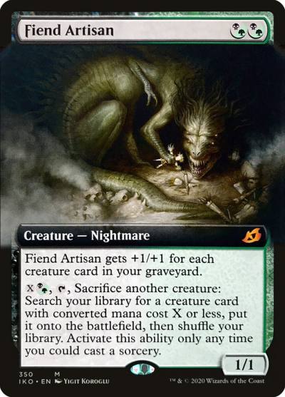 Fiend Artisan IKO-350 Ikoria: Lair of Behemoths Magic card