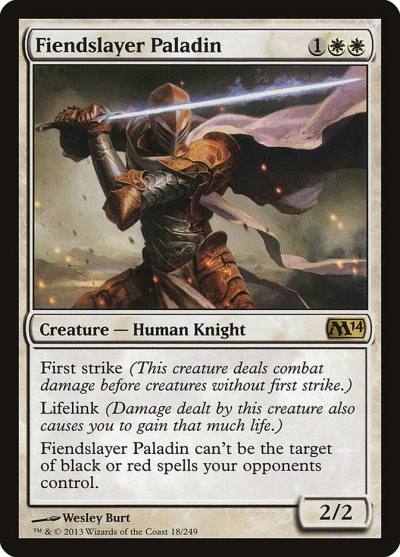 Fiendslayer Paladin M14-18 Magic 2014 Magic card