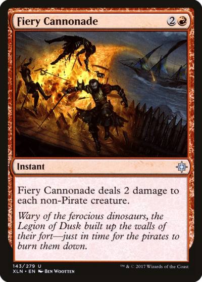 Fiery Cannonade XLN-143 Ixalan Magic card