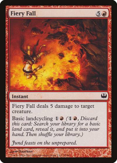 Fiery Fall DDG-76 Duel Decks: Knights vs. Dragons Magic card